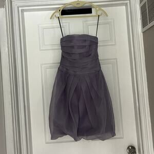 Purple Chiffon Vera Wang Dress